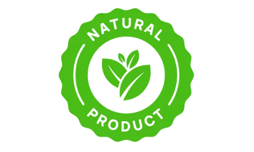 100% natural badge